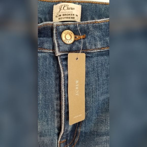 NWT J.Crew Slim Broken-in Boyfriend Jeans, 31T - Picture 8 of 8